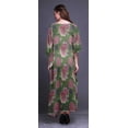 thumbnail image 4 of Bimba Robe Longue Caftan Maxi à Fleurs, Sortie de Plage, Maillot de Bain, Couvre-Maillot, Kaftan pour Femmes-P-L, 4 of 5