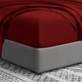 thumbnail image 4 of Swift Home Luxury 6-Piece Sheet Set with Extra Pillow Case, Double, Burgundy, 4 of 8