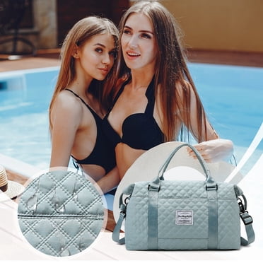 Grand Sac Fourre-Tout à Grande Capacité, Fourre-Tout Polyvalent, Sac de Sport de Voyage Séparé Sec/humide avec Compartiment pour Articles de Toilette pour le Sport et le Voyage, Lot de 1