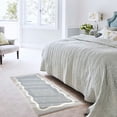 thumbnail image 1 of Cagogo under $5 Fluffy Bedroom Rug, Soft Flocking Bedroom Area Rug, High Pile Non Slip Bedside Carpet, Plush Floor Rug for Living Room, Machine Washable Bedroom Floor Mat, 1 of 7
