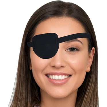 AMZVIO Cache-Oeil pour Adultes et Enfants, Cache-Oeil Médical 3D pour Adultes Oeil Gauche et Droit, Cache-Oeil Ajustable pour Oeil Paresseux après Chirurgie de la Cataracte