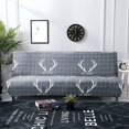 thumbnail image 1 of CHOK 2024 Futon Slipcover Armless Sofa Cover Stretch Sofa Bed Slipcover Protector Elastic, 1 of 2