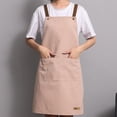 thumbnail image 1 of Chmadoxn Kitchen Gadgets, Kitchen Accessories, Kitchen Apron Multiple Colors Available Waterproofs And Oil Proof Washable Dirt Resistants Suitable For Kitchen Baking Room Kitchen Apron, 1 of 6