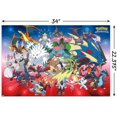thumbnail image 2 of Pokémon - Mega Evolutions Wall Poster, 14.725" x 22.375" Framed, 2 of 4