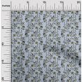 thumbnail image 1 of oneOone Cotton Silk Fabric Leaves & Floral Block Printed Fabric 1 Yard 42 Inch Wide, 1 of 4