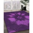 thumbnail image 3 of Ahgly Tapis Rectangulaire Lavable en Machine Intérieur Transitionnel Orchidée Foncée Violet, 8 Pieds x 12 Pieds, 3 of 7