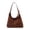 Brun Rouge, variante sur Milaget Sac en Suède Sac à Main Sac sous l'Aisselle Grand Sac à Poignée Supérieure Porte-Monnaie Sac Fourre-Tout pour Femmes Jaune Brun