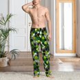 thumbnail image 2 of Balery Soccer1 print Men's Pajama Pants,Ultra Lightweight Pjs,Lounge Pant-Small, 2 of 6