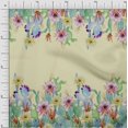 thumbnail image 1 of oneOone Cotton Flex Fabric Floral & Cactus Panel Printed Craft Fabric BTY 40 Inch Wide, 1 of 3