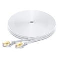 thumbnail image 2 of Cat 7 Ethernet Cable, Shielded Ethernet Cable Flat RJ45 Network LAN Cord Support 10Gbps 600Mhz - Compatible with Cat5/Cat6 Network, 2 of 9