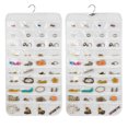 thumbnail image 3 of Funie 80 Pockets Fashion Double Sided Hanging Jewelry Display Organizer Storage Bag, 3 of 8