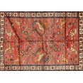 thumbnail image 1 of Ahgly Company Tapis d'Intérieur Lavables en Machine Rectangulaire Traditionnel Peru Brun, 6' x 9', 1 of 7