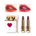 thumbnail image 1 of WIFKLSIIPG Lipstick Makeup Set Waterproof Long Lasting Velvet Moisturizing Lip Stain Earphone Dual Color Lip Gloss Non Stick Cup Lip Make up Gift Kit for Girls, 1 of 7