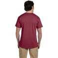 thumbnail image 4 of Hanes ComfortBlend EcoSmart T-Shirt à Col Ras du Cou pour Hommes, 3X, Rouge Chiné, 4 of 6