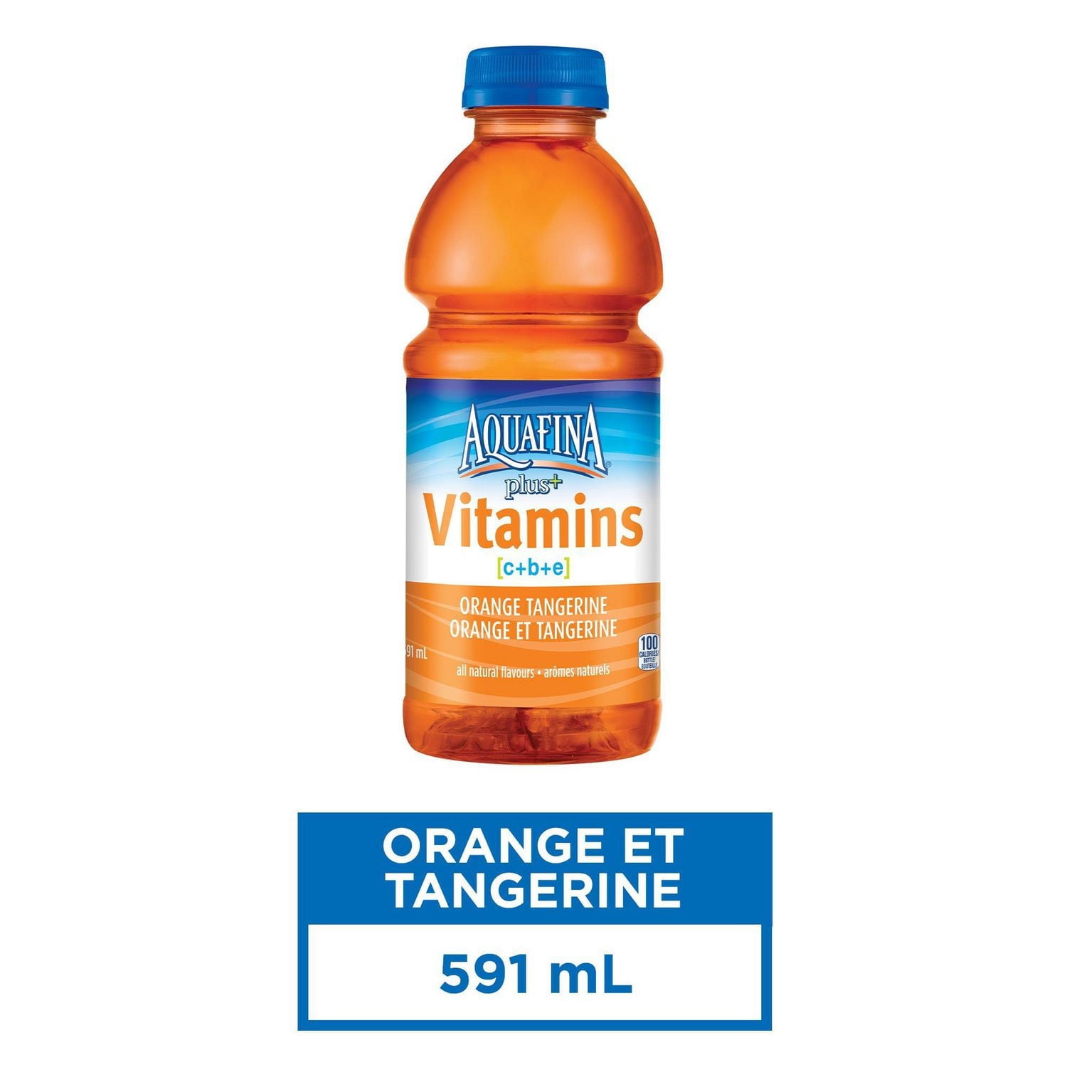 Aquafina Plus+ Vitamins Orange Tangerine 591 mL, Bottle