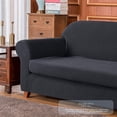 thumbnail image 3 of Subrtex 1-Piece Stretch Sofa Slipcover Non Slip Couch Cover, Texture Grid Pattern, 3 of 5