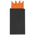 thumbnail image 1 of INSPIRE CHIC Men's Pocket Squares Pre Folded Triangles On Card Suit Handkerchief Orange One Size, 1 of 4