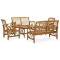 thumbnail image 1 of vidaXL 5 Piece Garden Lounge Set Solid Acacia Wood, 1 of 5