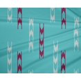 thumbnail image 4 of oneOone Polyester Tissu Lycra Flèche Signe Tissu Imprimé Kasuri par la Cour 56 Pouces de Large, 4 of 4