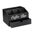 thumbnail image 3 of Lipstore Coffee Station Organizer Rustic Coffee Accessories Organizer for Cafe Office B, 3 of 8