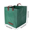 thumbnail image 3 of SIYTUAU Reusable Gardening Leaf Bag With Reinforced Handle Foldable And Portable Design Plastic Material For Yard Cleaning And Storage Leaf Bag 270L B, 3 of 7
