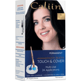 thumbnail image 2 of Retouche des Racines Coloration Permanente des Cheveux - 24 Applications, 1 Trousse - Couverture des Cheveux Gris à 100 % - Noir 1N, 2 of 10