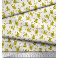 thumbnail image 3 of Soimoi polyester Crepe Fabric Wool & Cat Animal Printed Fabric 1 Yard 52 Inch Wide, 3 of 3