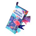 thumbnail image 2 of HILABEE Newborn Baby Cloth Soft Book Cartoon Animal Educational Crinkle Books Learning Fly Animals, 2 of 9