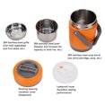 thumbnail image 3 of Thermal Cooker, 2L 20W Stainless Steel Constant Temperature Heat Preservation Lifting Pot with Carrying Handle, Mini Portable Thermal Cooking Pot for Off Ice Camping Travel, 3 of 7