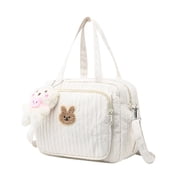 sdhkgrrt under $5 Diaper Bag, Portable Diaper Bag Backpack, Mom Travel Shoulder Bag,BabyCare Organizer Tote, Multi-compartment Parenting Bag, Outdoor Activity Carryall