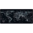 thumbnail image 4 of Mouse Pad Large Gaming Desk Mat Extended Mousepad with Personalized Design Keyboard Pad for Laptop, Computer and PC - 35.4 x 15.7 inches Black World Map, 4 of 5