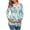 Light Blue, variant on Hinvhai Women's Maternity Tops Clearance Short Sleeve Round Neck Front Pleat Peplum Tunic Top Pregnancy Shirts Green 12(XXL)