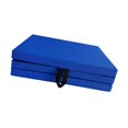 thumbnail image 3 of S SERENABLE Fitness Mat Core Workouts Foldable Dance for Women Waterproof Gymnastics Mat Blue, 3 of 9