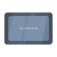 thumbnail image 2 of Bath Rug- Super Absorbent Quick Dry- Rubber Backing Non Slip-Washable Bathroom Floor Mats-Shower Rug For In Front Of Bathtub-Shower Room -16x24-, 2 of 6