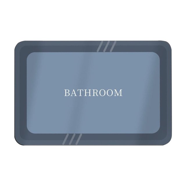 TACILIP Bathroom Rugs, Bath Rug- Super Absorbent Dry- Rubber Backing Non Slip-Washable Bathroom Floor Mats-Shower Rug for In Front Of Bathtub-Shower Room -16x24-, Gifts for Women