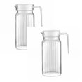 thumbnail image 1 of Oleegame 2PC Glass Bottle Multifunctional Heat PC Plastic Beverage Dispenser The Perfect Blend For Home & Commercial Use, 1 of 9