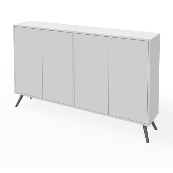 Bestar Krom Unité de rangement 60‘‘ avec pattes en métal