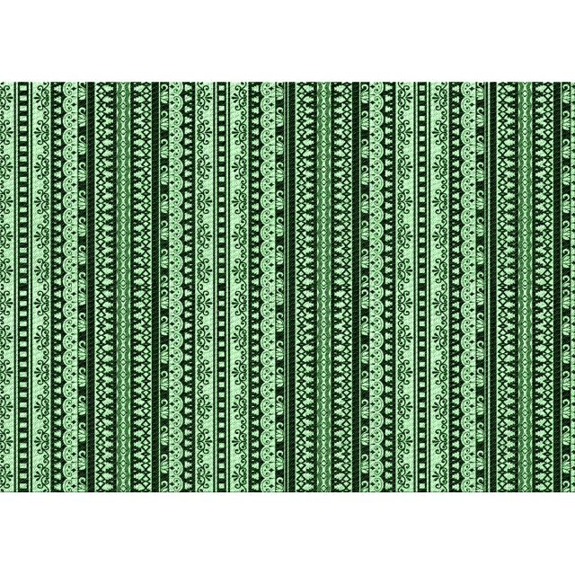 Ahgly Company Machine Washable Indoor Rectangle Transitional Light Green Area Rugs, 7' x 10'