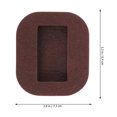 thumbnail image 2 of SEWACC 5pcs Brown Furniture Caster Cups With Felt Noise Reduction For Stability, 2 of 8