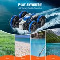 thumbnail image 4 of VEVOR Amphibious Remote Control Car Boat 2.4 GHz 4WD RC Boat Kids Adults Blue, 4 of 9