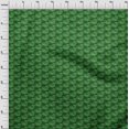 thumbnail image 4 of oneOone Velvet Green Fabric Floral Sewing Craft Projects Fabric Prints By Yard 58 Inch Wide, 4 of 5