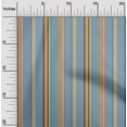thumbnail image 1 of oneOone Cotton Poplin Fabric Multicolor Stripe Printed Fabric 1 Yard 42 Inch Wide, 1 of 1