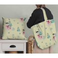 thumbnail image 5 of Soimoi Yellow Modal Satin Fabric Snowman & Tree Christmas Print Fabric by the Yard 42 Inch Wide, 5 of 5