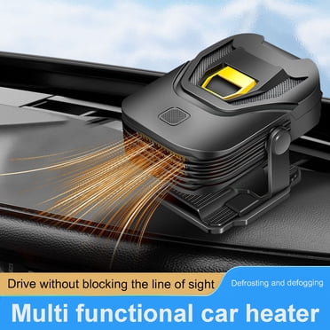 Vggrvlo Car Heater 12V Portable Car Heater that Plugs into Cigarette Lighter Heat Up 200 Square Feet 2 in 1 Heating & Cooling Fast Heating Defrost Defogger with Suction Holder for Vehicle