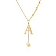 thumbnail image 1 of Pendentif Alphabet 26 Lettres Collier Lettre Initiale Mode pour Femmes M3C2, 1 of 9