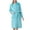 Sky Blue, variant on yievot Women's and Men's Plush Soft Robe, Warm, Fleece Flannel Bathrobe Pajamas