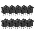 thumbnail image 1 of 10pcs KCD1 Mini Interrupteurs à Bascule 3Pin 3position Bateau Carré Onoff pour les Appareils Ménagers, 1 of 14