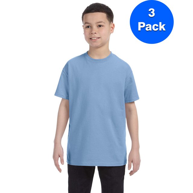 Hanes Youth Authentic-T T-Shirt - 54500 (Pack Of 3)