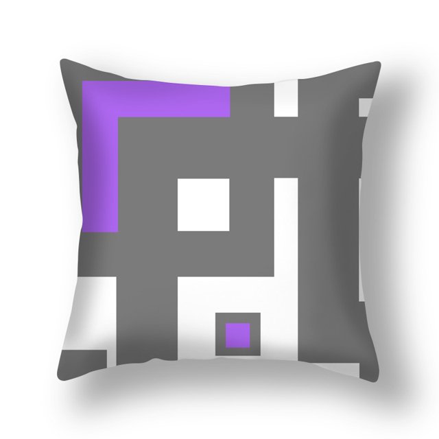 2 Pcs Abstract Cushion Cover Geometric Pillow Case Sofa Decorative, 45*45cm #25