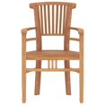 thumbnail image 3 of vidaXL 7 Piece Garden Dining Set Solid Wood Teak, 3 of 5
